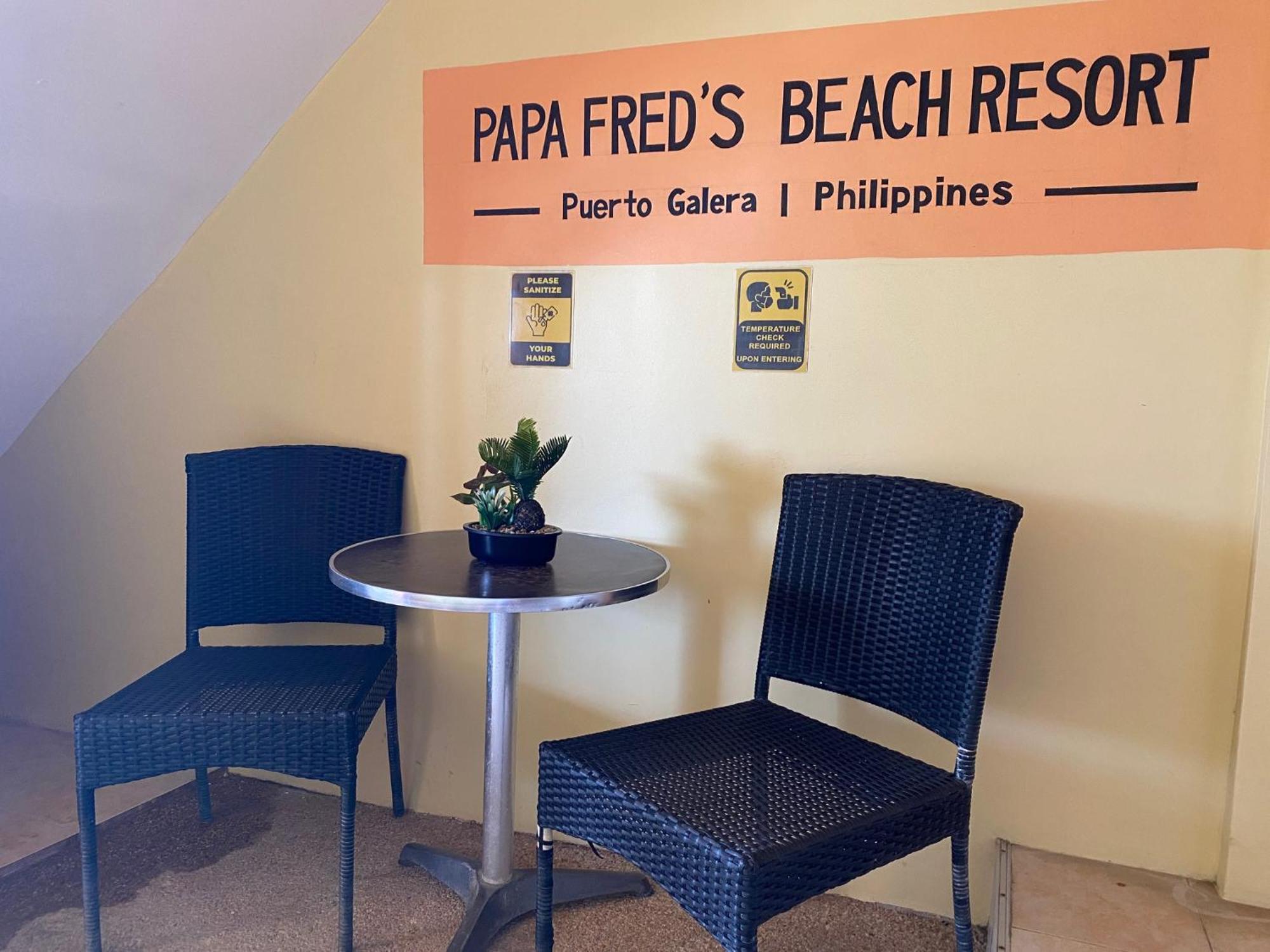 Papa Freds Beach Resort Пуэрто-Галера Экстерьер фото